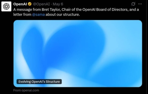 胜亿优配 OpenAI悬着的心终于“死了”
