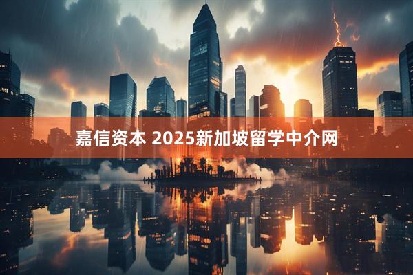 嘉信资本 2025新加坡留学中介网